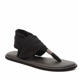 Black Sanuk Yoga Sling Sandal - 7